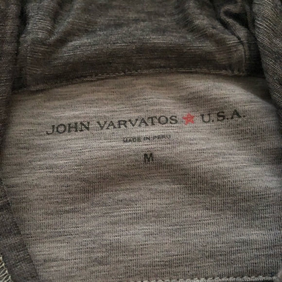 Grey John Varvatos zip up hoodie - Picture 4 of 6